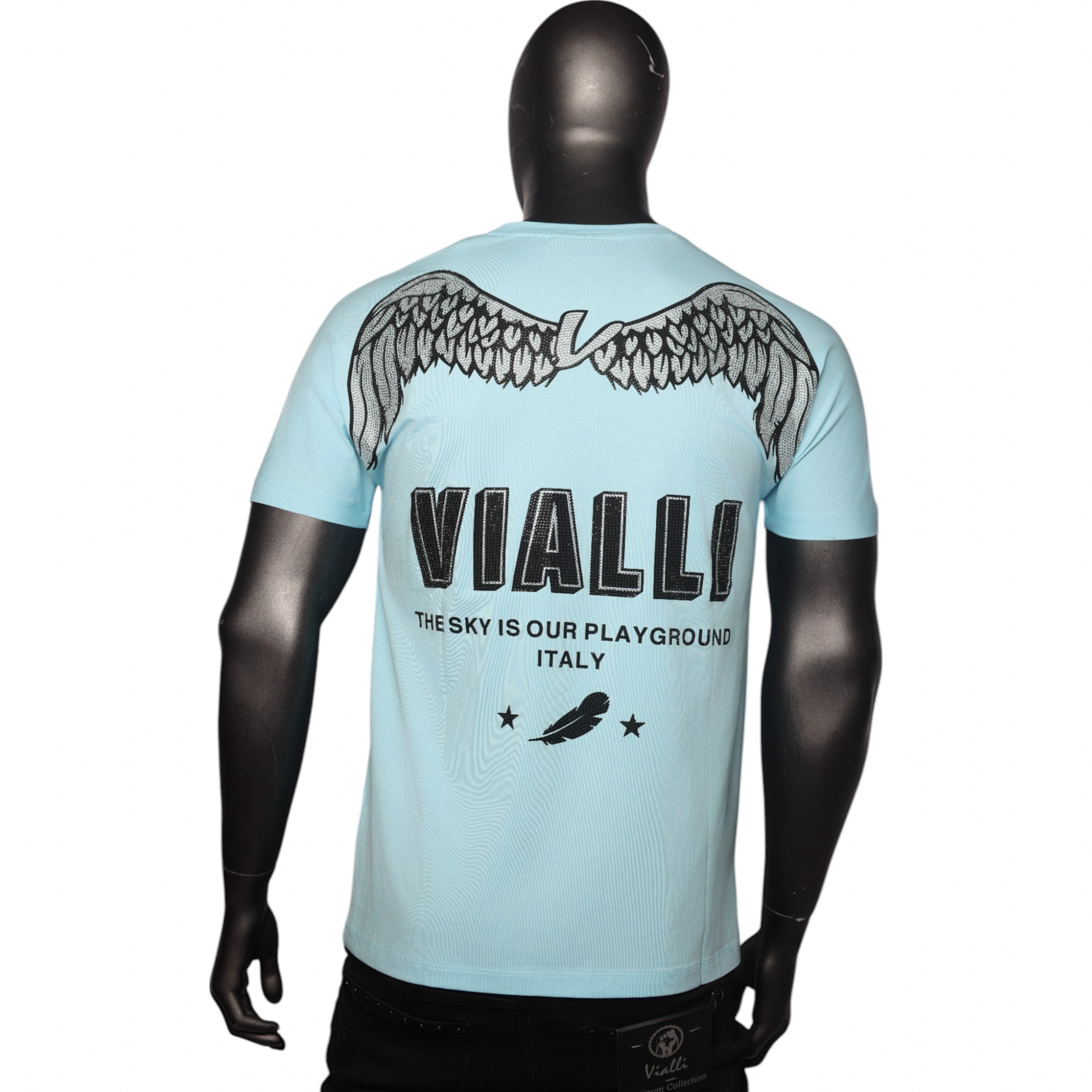 Vialli T-Shirt Ibiza Baby Blue